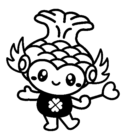 ⑱ハートな～や（白黒）