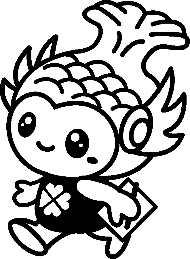 ⑳勉強な～や（白黒）