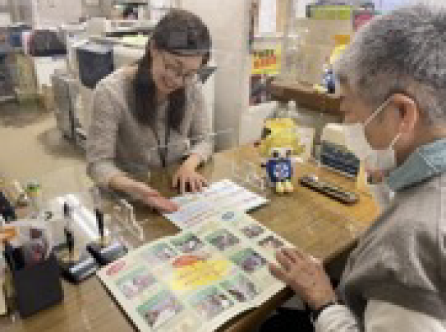 ボランティア活動に関する相談受付の様子の写真