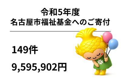 令和5年度 名古屋市福祉基金へのご寄付
