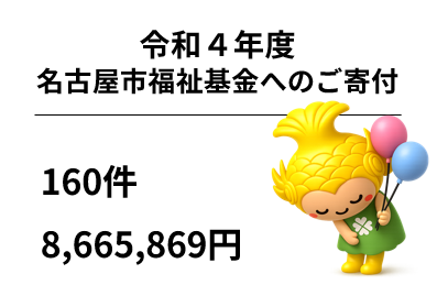令和4年度 名古屋市福祉基金へのご寄付